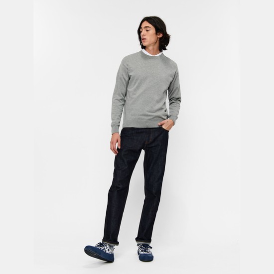 Aigle Organic Coton Crew-neck Sweatshirts Men Grey ZA-46085